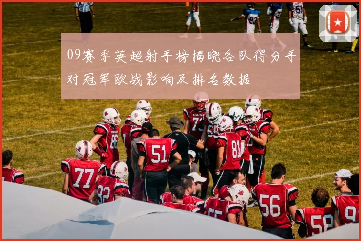 09赛季英超射手榜揭晓各队得分手对冠军欧战影响及排名数据